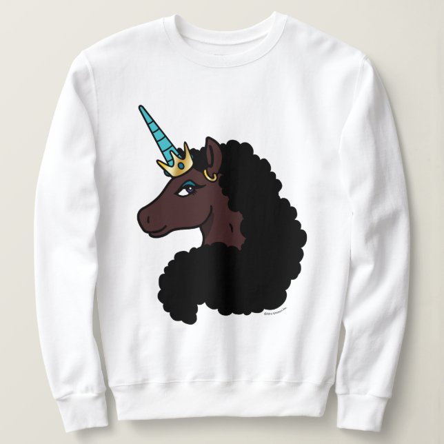 Afro Unicorn | Magisk T Shirt (Design framsida)