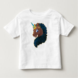 Afro Unicorn   Magisk T Shirt