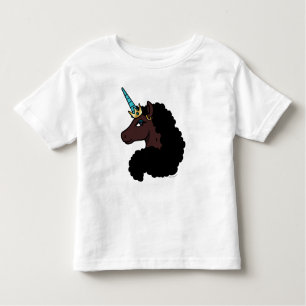Afro Unicorn Magisk T Shirt