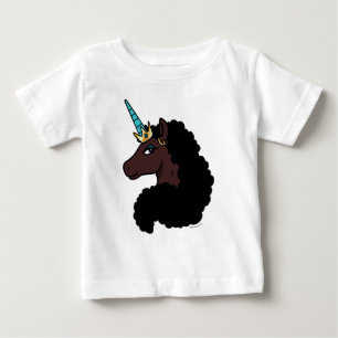 Afro Unicorn   Magisk T Shirt
