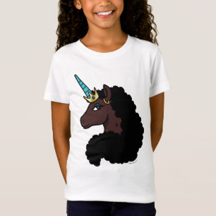 Afro Unicorn   Magisk T Shirt