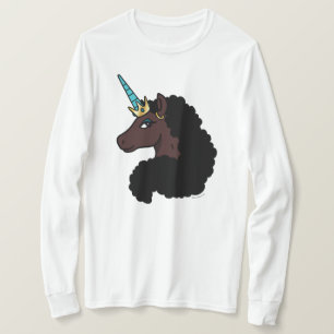 Afro Unicorn Magisk T Shirt