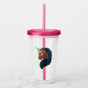 Afro Unicorn Magisk Take Away Mugg