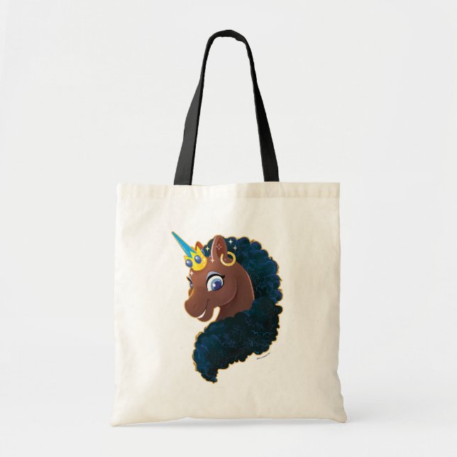 Afro Unicorn | Magisk Tygkasse (Framsidan)