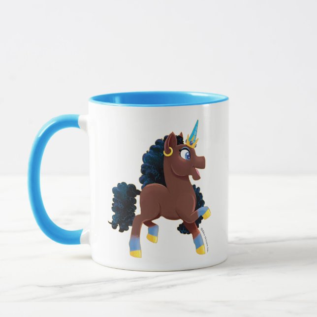 Afro Unicorn | Magiskt prancing Mugg (Vänster)