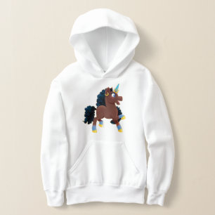 Afro Unicorn Magiskt prancing T Shirt