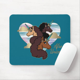 Afro Unicorn Trio Heart Design Musmatta