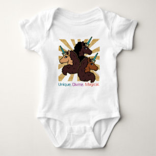 Afro Unicorn Trio: Unik, gudomlig och magisk T Shirt