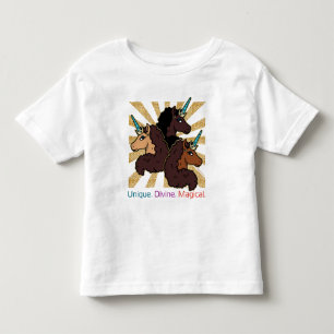 Afro Unicorn Trio: Unik, gudomlig och magisk T Shirt