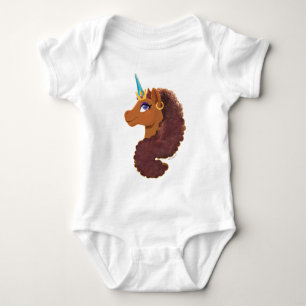 Afro Unicorn Unik T Shirt