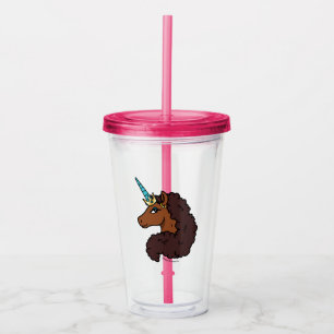 Afro Unicorn Unik Take Away Mugg