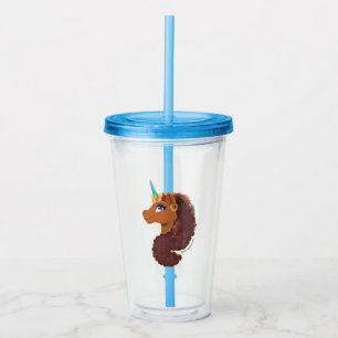 Afro Unicorn Unik Take Away Mugg