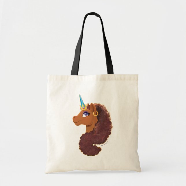 Afro Unicorn | Unik Tygkasse (Framsidan)