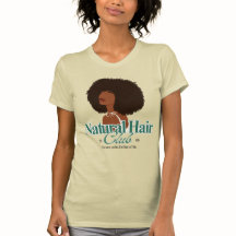 Afro-uppskattning "Natural Hair Club" T-shirt