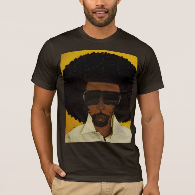 Afro- utslagsplatsskjorta tee (Framsida)