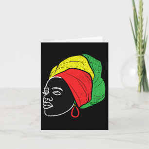 Afro Woman Black History Month Färg Manar Women Wo Kort
