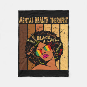 Afro Women Black History m. Fleecefilt