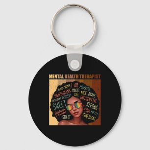 Afro Women Black History m. Nyckelring