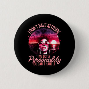 Afro Women Black Pride African American Girl Knapp