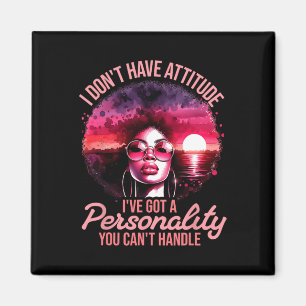 Afro Women Black Pride African American Girl Magnet