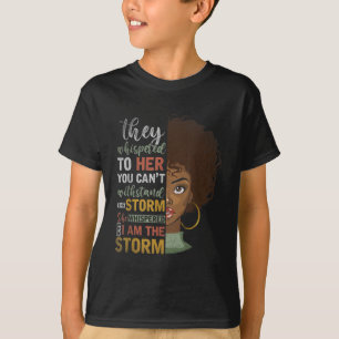 Afro Women Gift Melanin Black History African Amer T Shirt