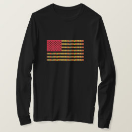 Afroamerikansk flagg långärmad t-shirt