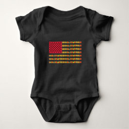 Afroamerikansk flagg T-shirt