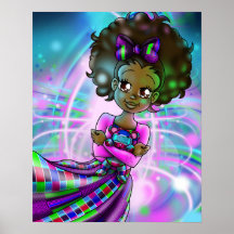 Afroamerikansk flicka