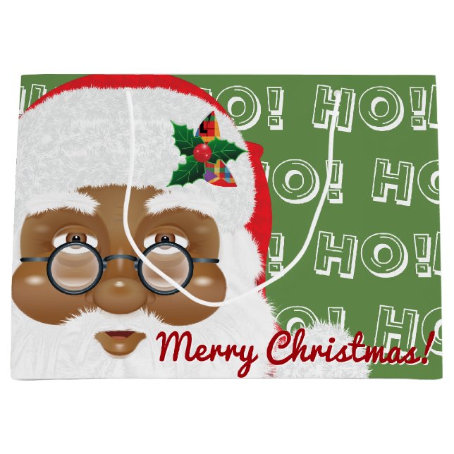 Afroamerikansk jultomte julhelg (Framsidan)