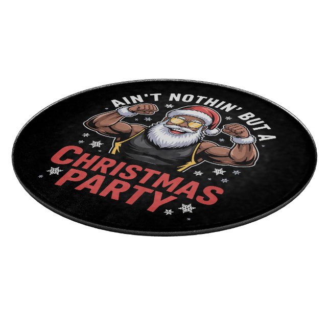 Afroamerikansk jultomte julpyjamas (Hörn)