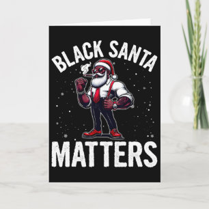 Afroamerikansk jultomte julpyjamas herr kort