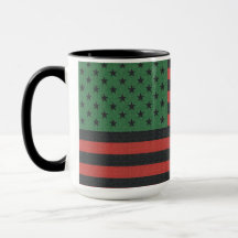 Afroamerikansk Juneteenth-mugg