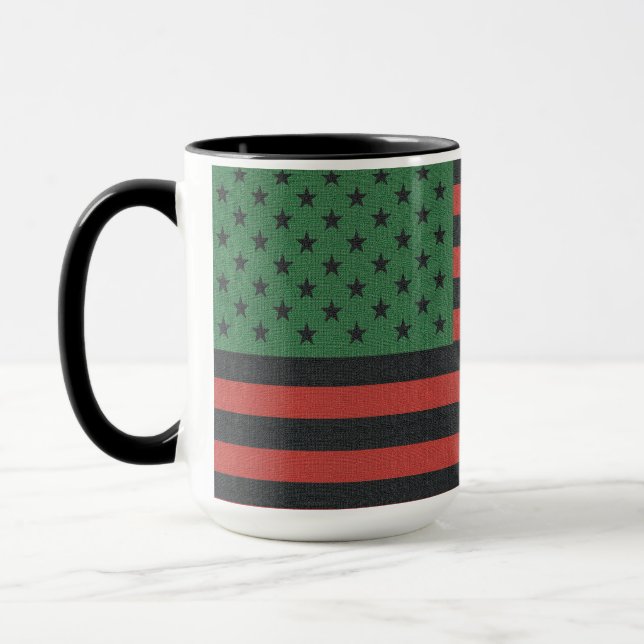 Afroamerikansk Juneteenth-mugg Mugg (Vänster)