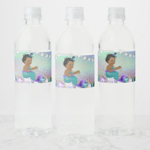 Afroamerikansk Juvel Sjöjungfru Baby Shower