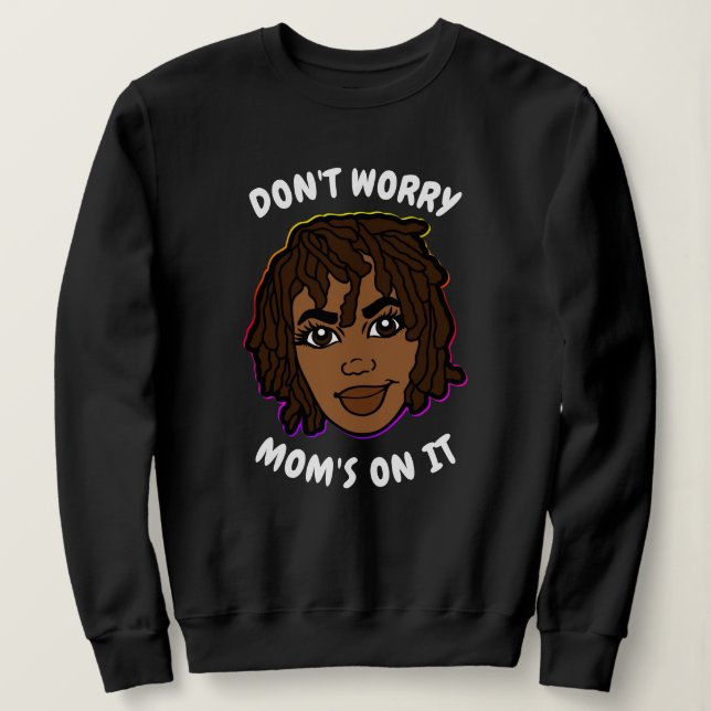 Afroamerikansk MAMMA T Shirt (Design framsida)