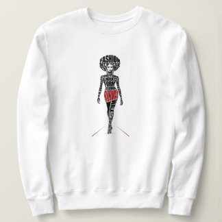 Afroamerikansk modereportmodeller t shirt