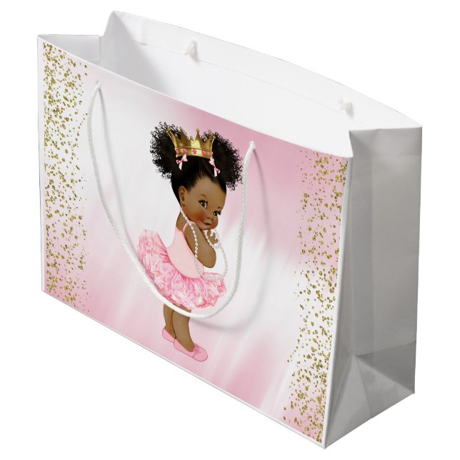 Afroamerikansk prinsessa baby shower (Baksidan Vinklad)