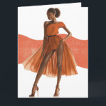 Afroamerikansk Svart Drottning Melanin Sista Butik Kort<br><div class="desc">Afroamerikansk Svart Drottning Melanin Sista Butik</div>