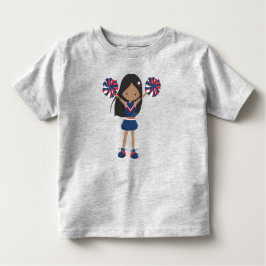Afroamerikansk tjej, Cheerleadertjej, Cheerleading T Shirt