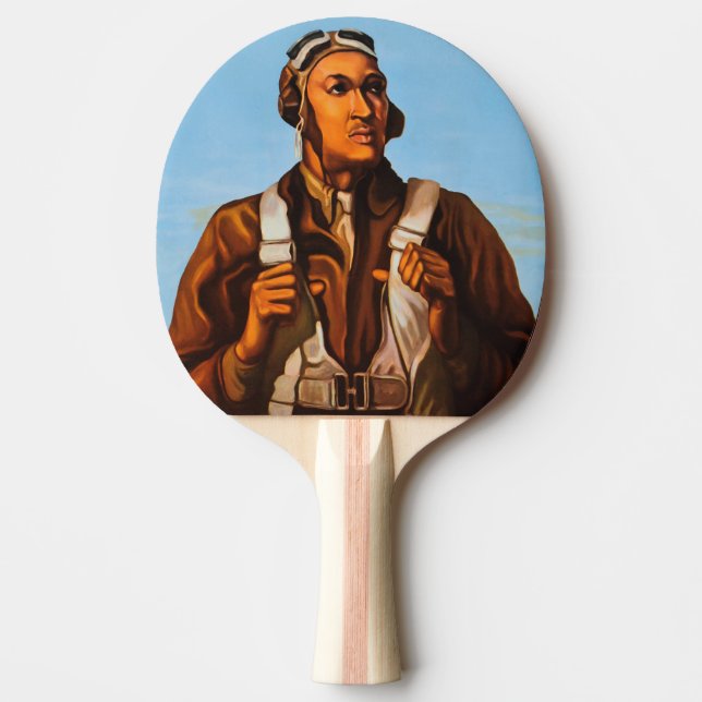 Afroamerikanska flygare jaktpiloter från andra vär pingisracket (Framsidan)