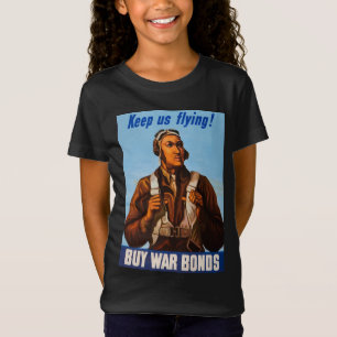 Afroamerikanska flygare jaktpiloter från andra vär t shirt
