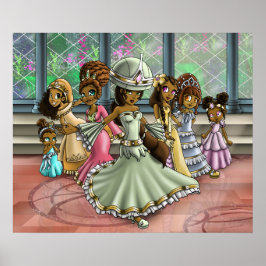 Afroamerikanska prinsessor poster