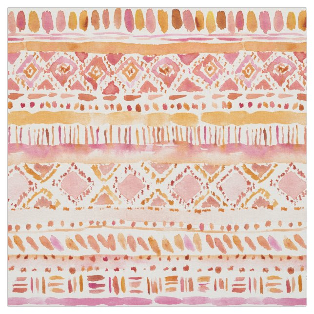 AFROBEAT-vilden rusar stam- Tyg (Provkarta)