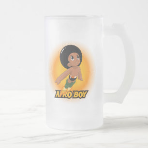 AfroBoy! Frostat Ölglas