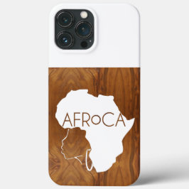 AFRoCA FEMALE Afro plus Afrika Wood Grain-utseende