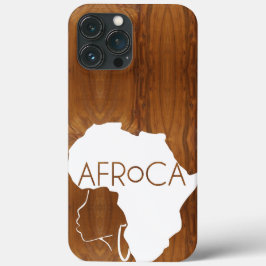 AFRoCA FEMALE Afro plus Afrika Wood Grain-utseende