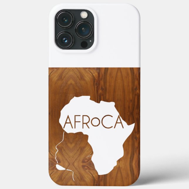 AFRoCA MALE Afro plus Afrika Wood Grain-utseende (Baksida)