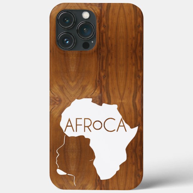 AFRoCA MALE Afro plus Afrika Wood Grain-utseende (Baksida)
