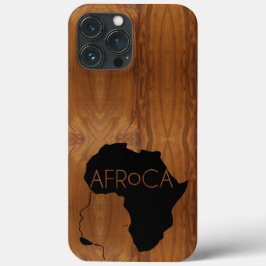AFRoCA MALE Afro plus Afrika Wood Grain-utseende