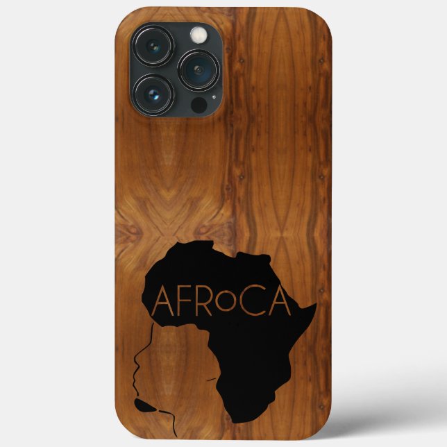 AFRoCA MALE Afro plus Afrika Wood Grain-utseende (Baksida)